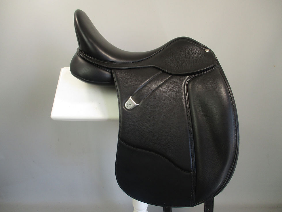 Thumbnail: Bates Wide Dressage Saddle 17.5" W