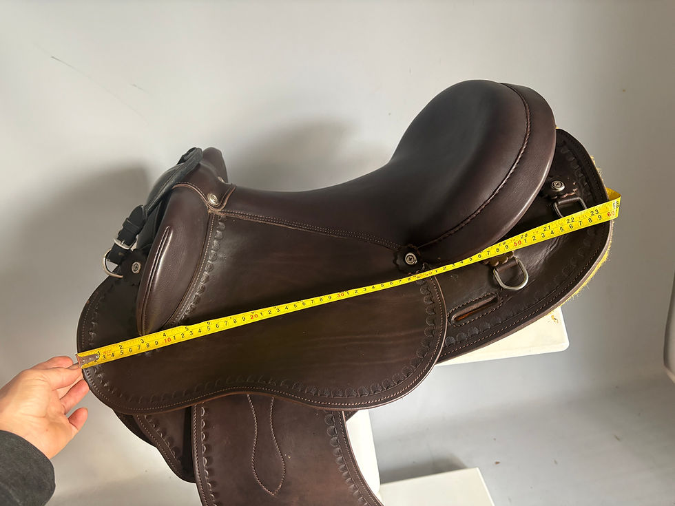 Thumbnail: Syd Hill Premium Half Breed Saddle - SHX Adjustable Tree