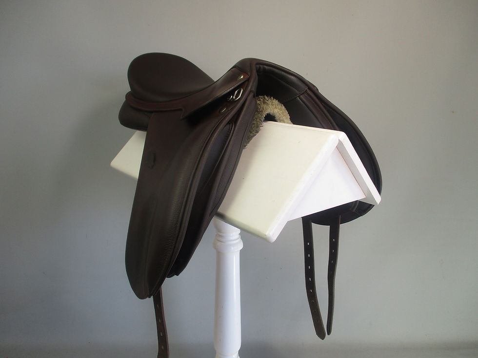 Thumbnail: Arena Pony Dressage Saddle 16" *BROWN*