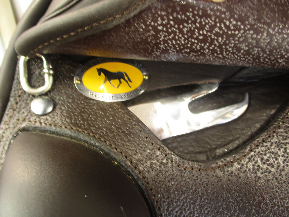 Thumbnail: Black Country Cavalina Pony Dressage Saddle 16.5" 2XW HOOP