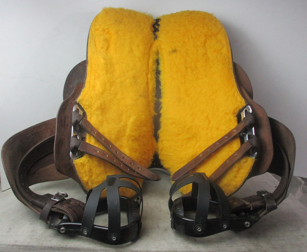 Thumbnail: Syd Hill Premium Half Breed Saddle - SHX Adjustable Tree