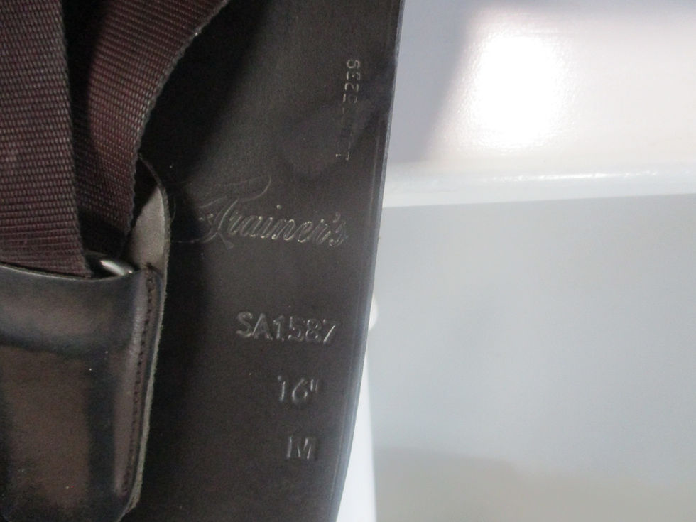 Thumbnail: Trainers Masters Show Saddle 16"