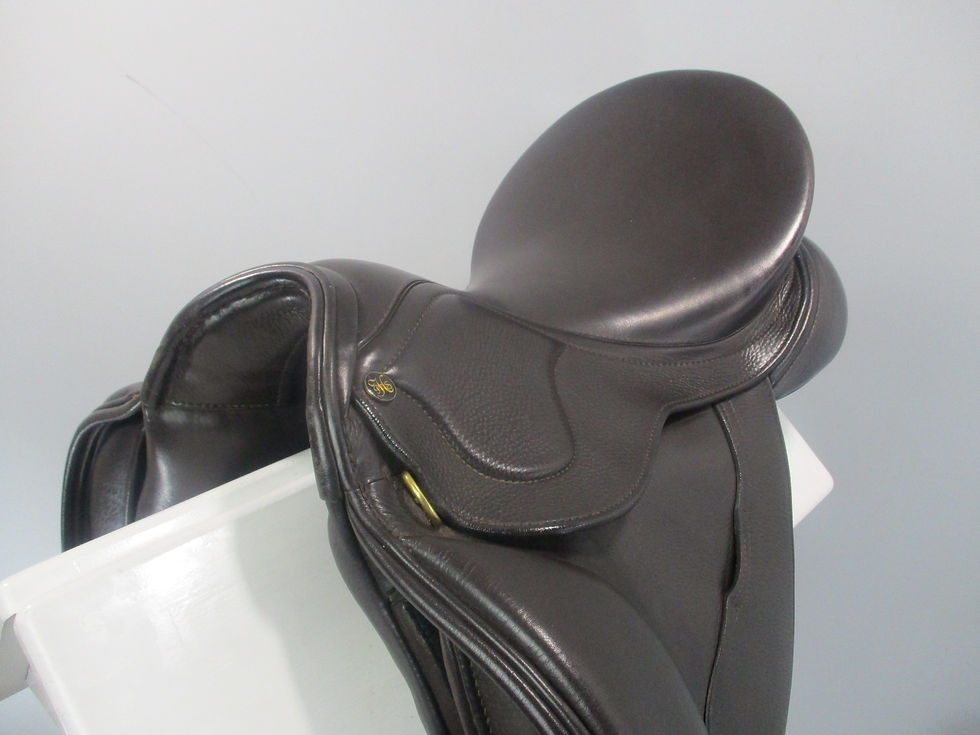 Thumbnail: Peter Horobin Amazone Dressage Saddle 17" MW *BROWN*