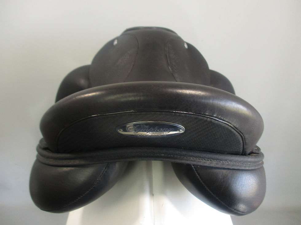 Thumbnail: Frank Baines Adiago Dressage Saddle 17" M/MW