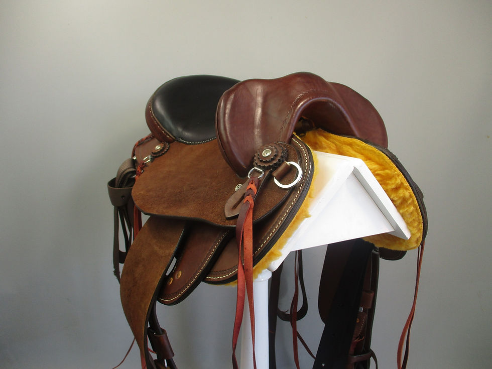 Thumbnail: Kuda Aussie Flex Half Breed Saddle