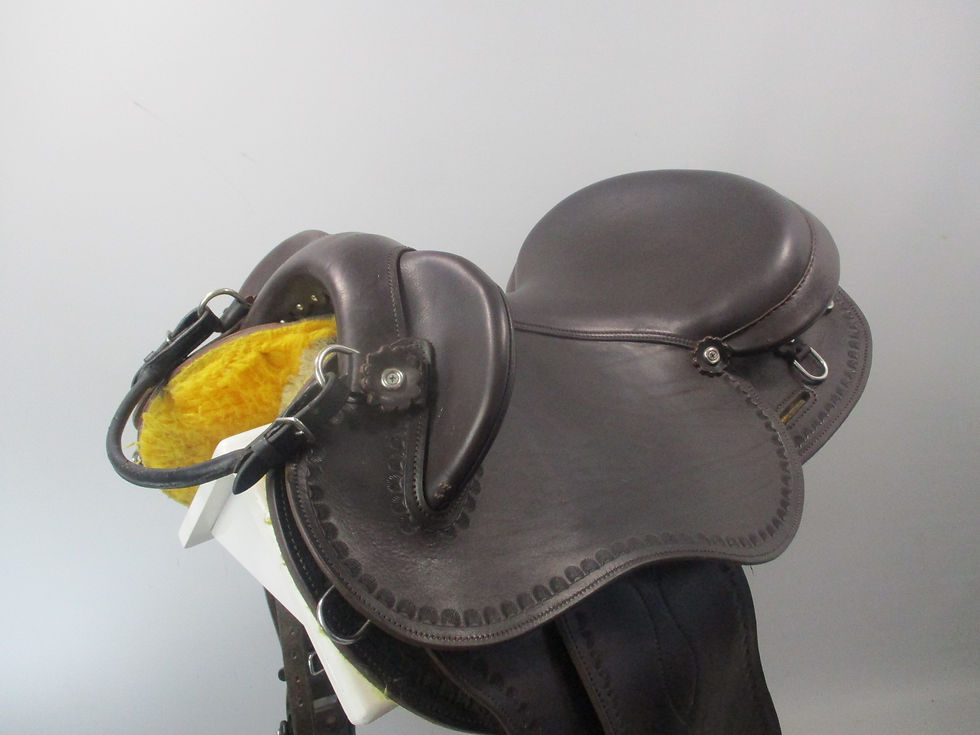 Thumbnail: Syd Hill Premium Half Breed Saddle - SHX Adjustable Tree