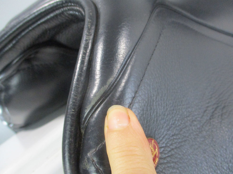 Thumbnail: Kent and Masters S-Series Dressage Saddle High Profile 17.5"