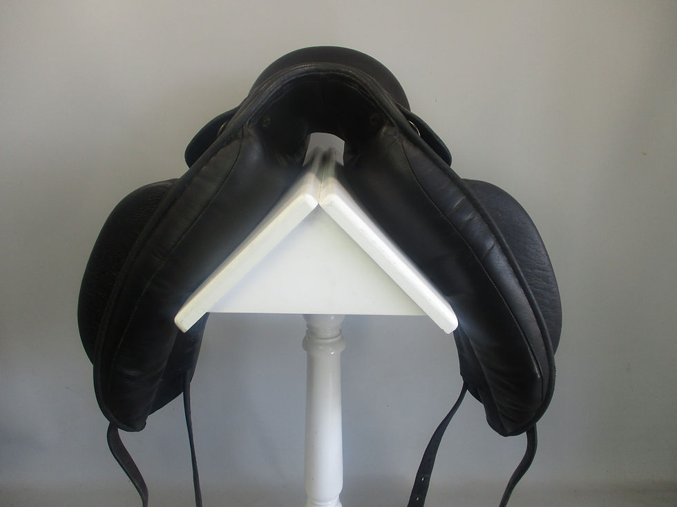 Thumbnail: Frank Baines Adiago Dressage Saddle 17" M/MW