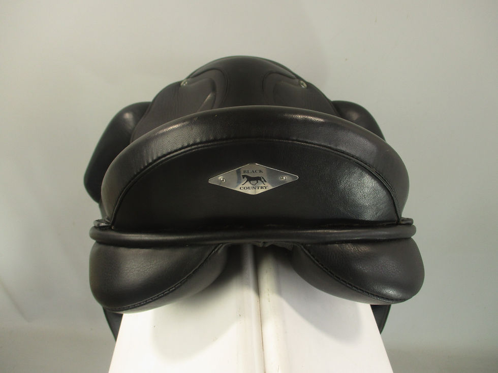 Thumbnail: Black Country Cavalina Pony Dressage Saddle 16" XW