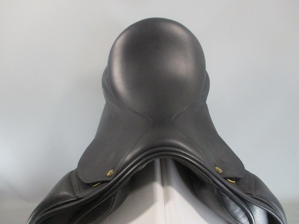 Thumbnail: Black Country Eloquence Dressage Saddle 17/17.5" 2XW