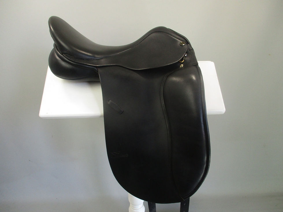 Thumbnail: Trainers Jessica Pro Dressage Saddle 16.5"