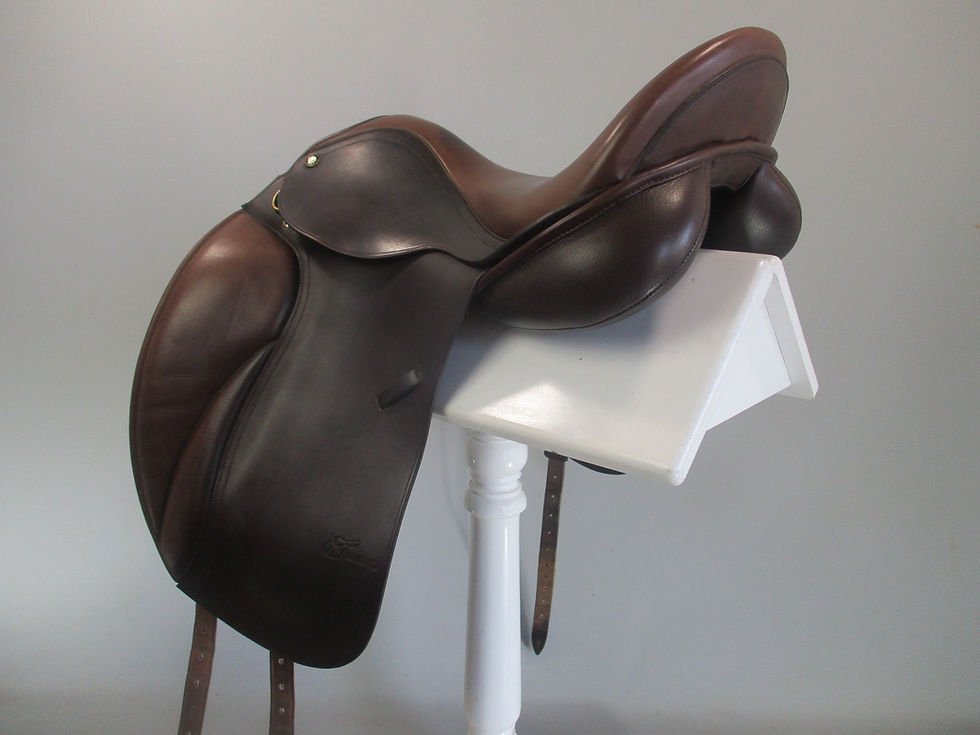 Thumbnail: Trainers Jessica Dressage Saddle 17"