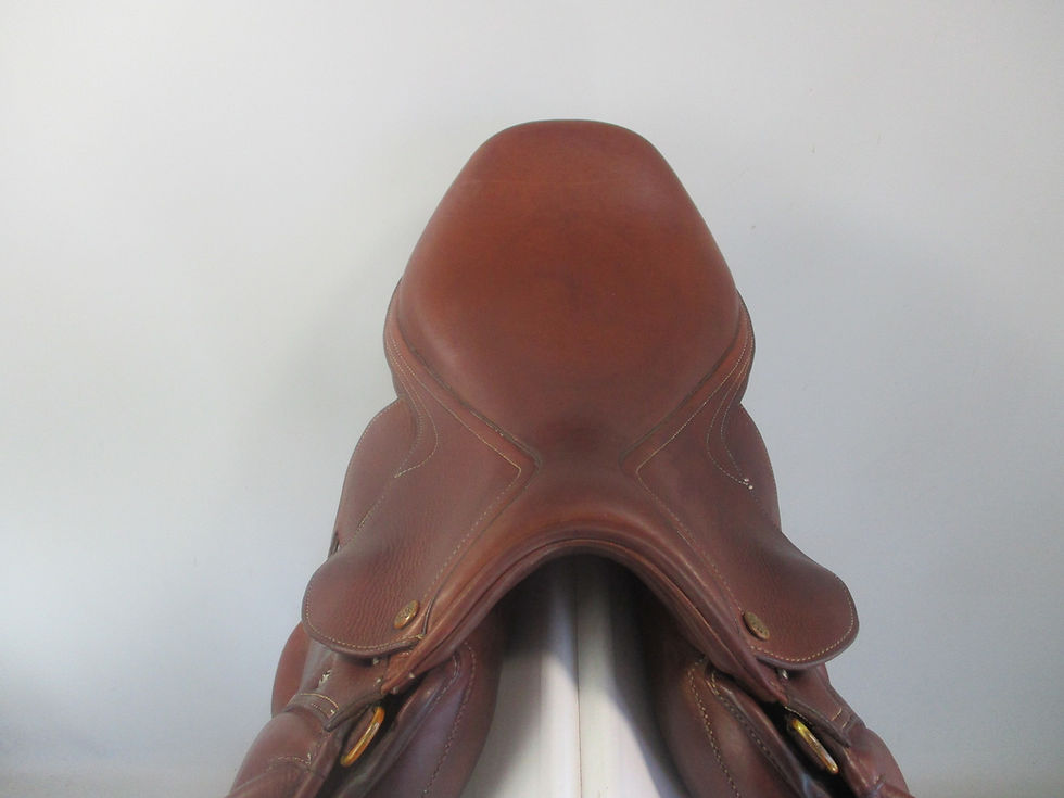 Thumbnail: Pessoa Legacy Monoflap Jump Saddle 17.5"