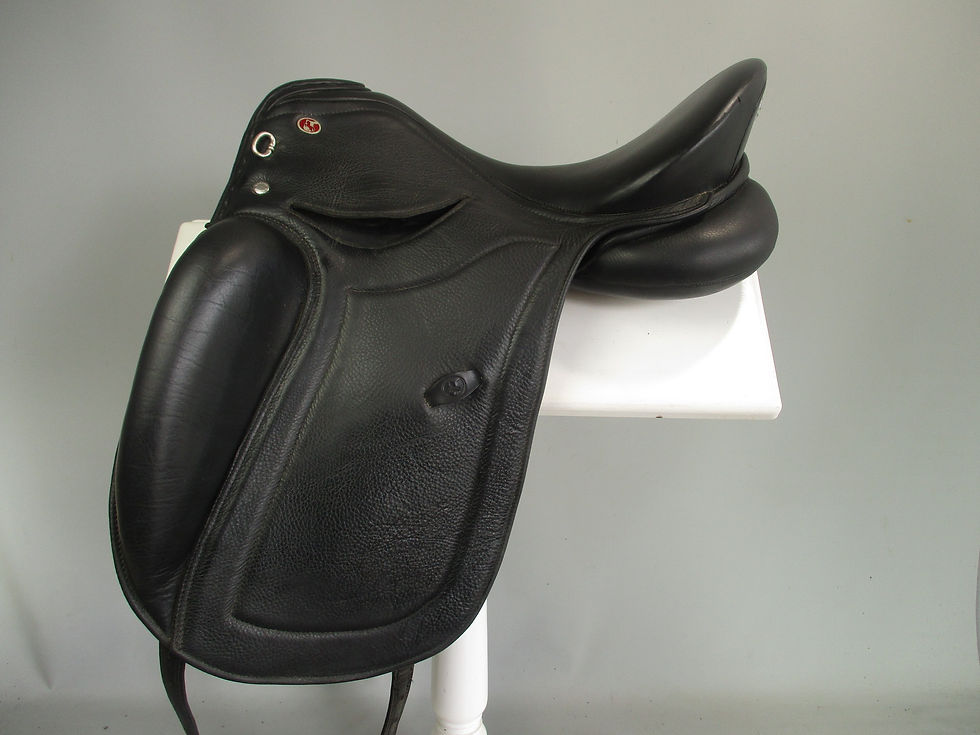 Thumbnail: Kieffer Piet DP Dressage Saddle 17" NM/M
