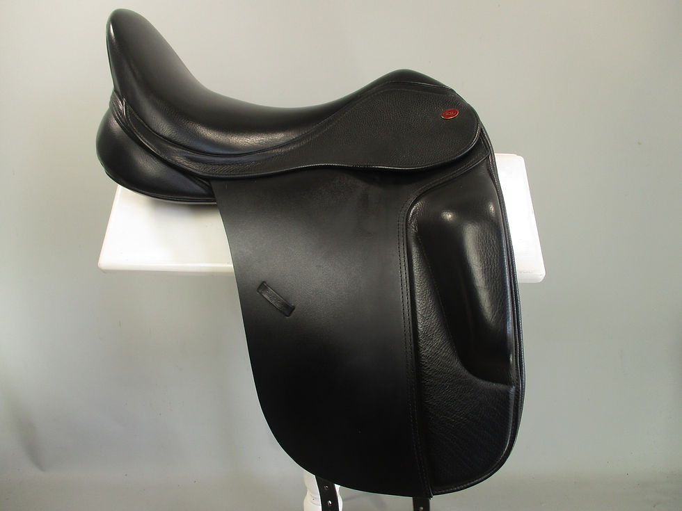 Thumbnail: Kent and Masters Surface Block Dressage Saddle 17.5"