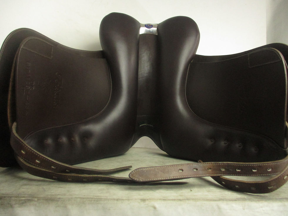Thumbnail: Bates Luxe Dressage Saddle 17"