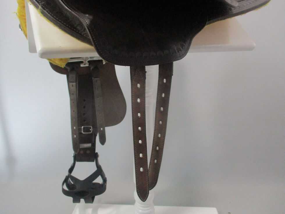 Thumbnail: Syd Hill Premium Half Breed Saddle - SHX Adjustable Tree