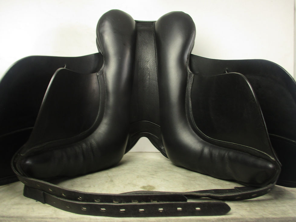 Thumbnail: Kent and Masters Surface Block Dressage Saddle 17.5"