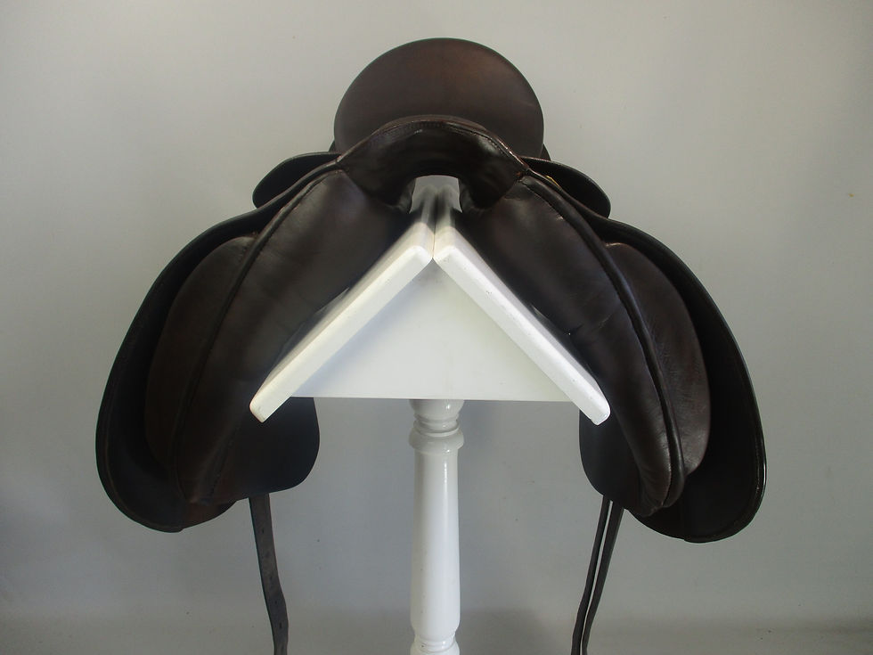 Thumbnail: Bruce Smith Dressage Saddle 17" XW BROWN