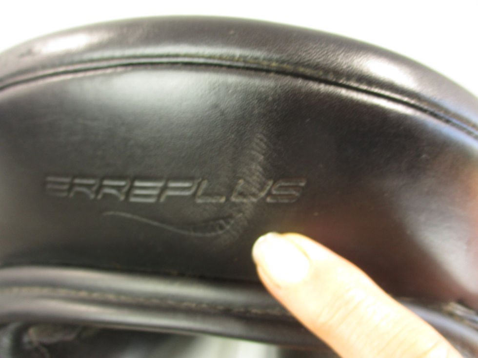 Thumbnail: Erreplus Vittoria Monoflap Dressage Saddle 18" W/XW