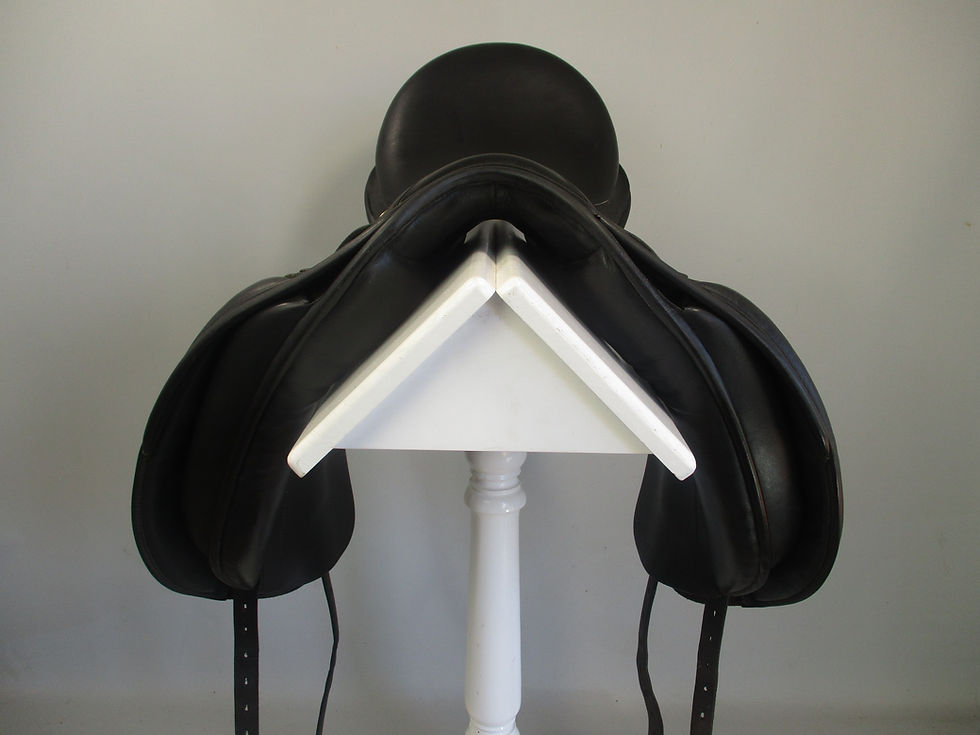 Thumbnail: Black Country Eloquence Dressage Saddle 17.5" 2XW