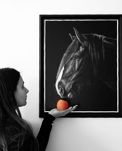 catriona fraser art horse painting