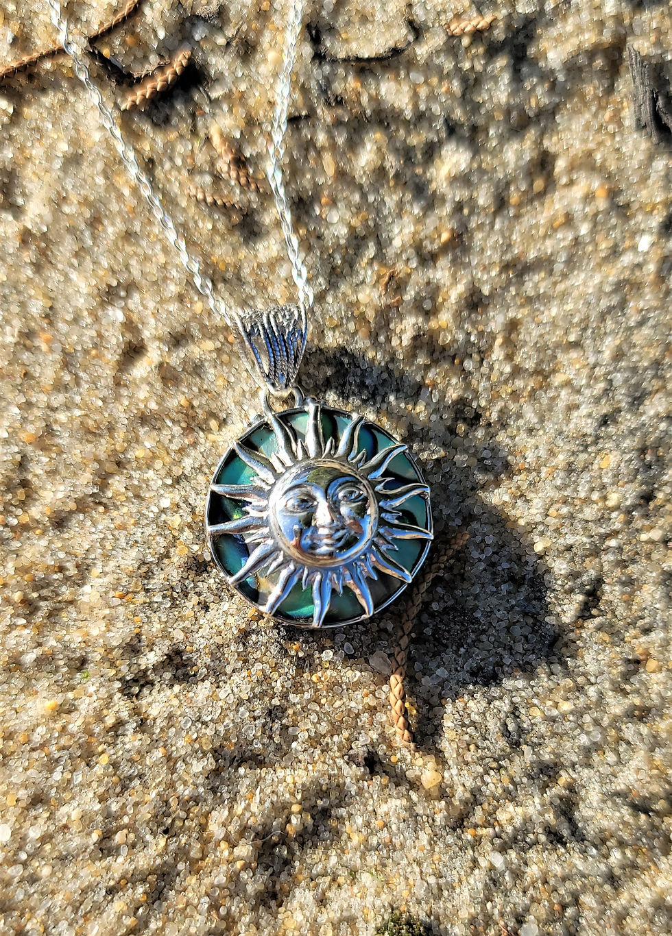Thumbnail: Abalone Sun Pendant