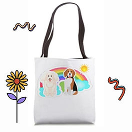 best-canvas-tote bags-puppies-rainbows