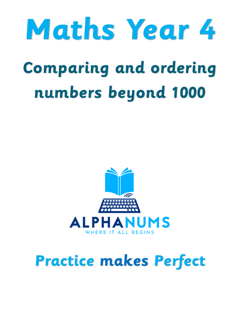 Comparing and ordering numbers beyond-Year 4