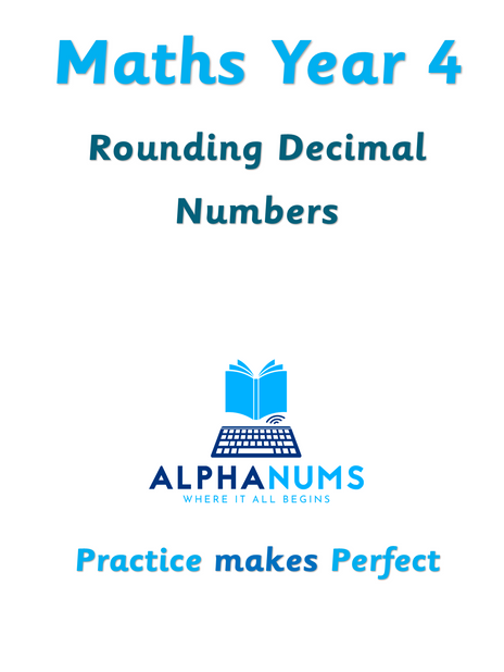 Rounding decimal numbers with one decimal-Year 4