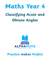 Classifying acute and obtuse angles-Year 4