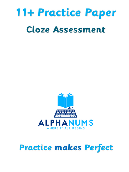 11 plus Cloze Practice Paper 2