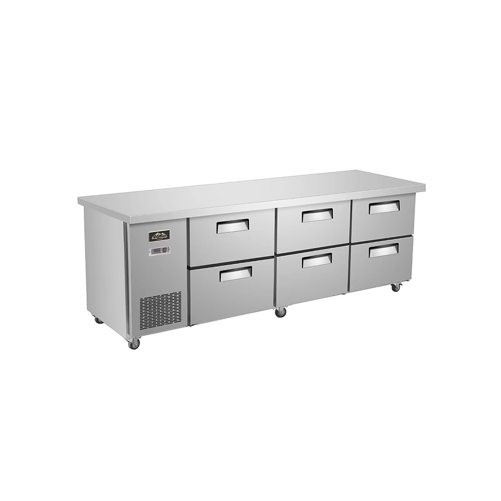 Thumbnail: Sub-equip, CUSC-96F, 96" Undercounter Freezer with side Mounted Compressor