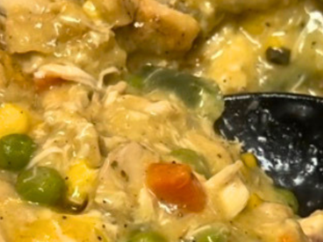 Chicken Pot Pie with Homemade Pastry Crust