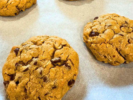Peanut Butter Oatmeal Chocolate Chip Cookies