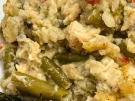 Creamy Chicken & Rice Casserole (Classic Southern Cookbook Recipe)