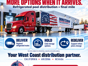 One Load West. More Options When It Arrives.