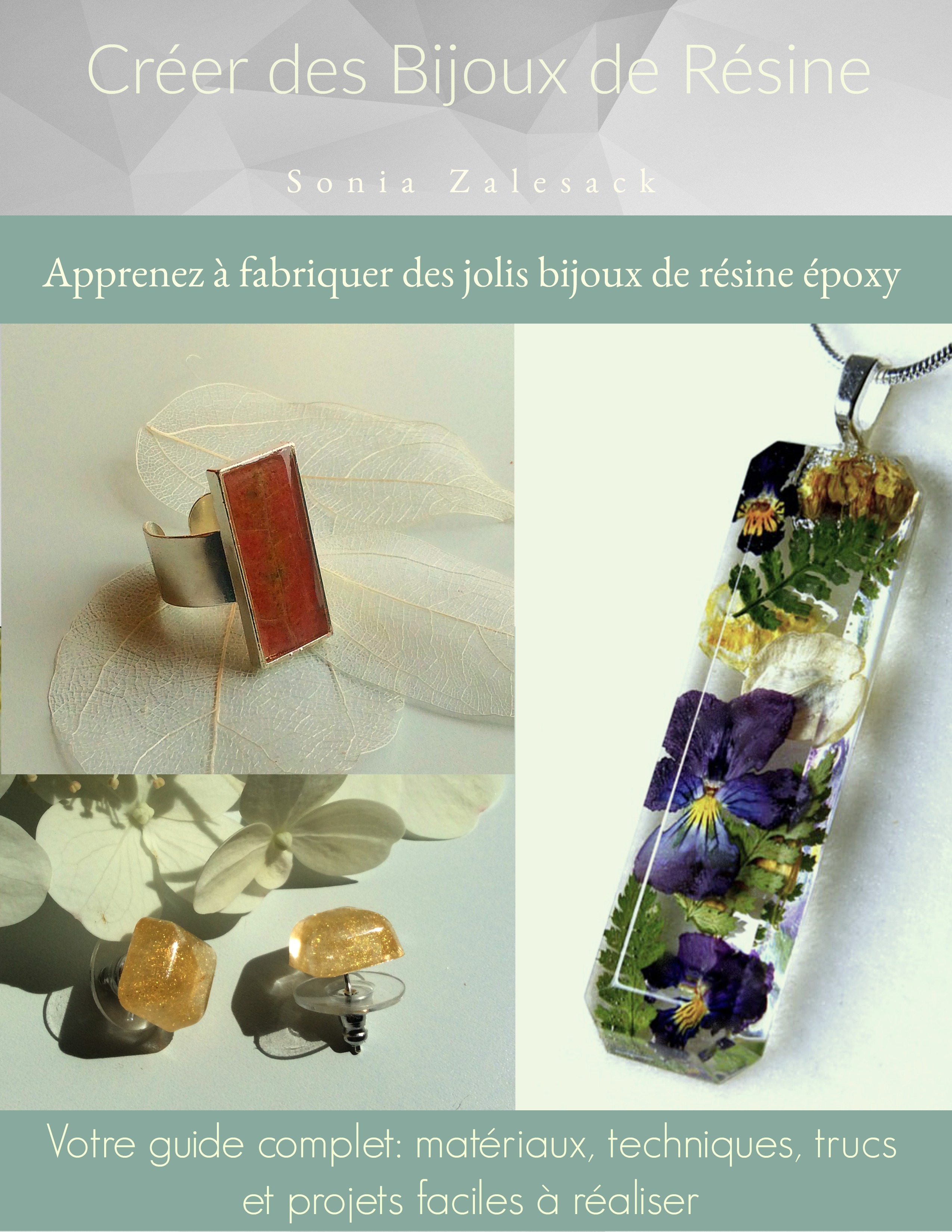 E-book (tutoriel) Fabrication de bijoux en résine époxy