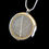 Miniature : Loquet squelette de feuille (blanc ou vert)-Skeleton leaf locket