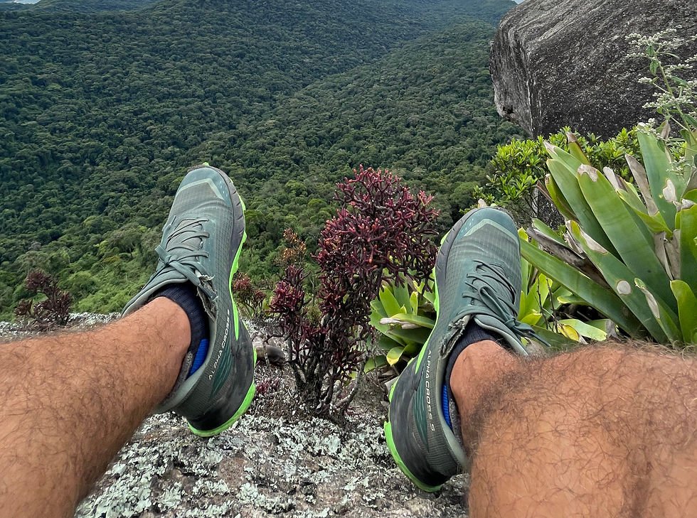 Trail running expedition