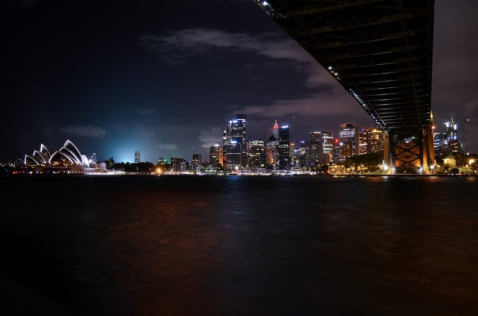 Low-angle Photography of Lighted City Landscape