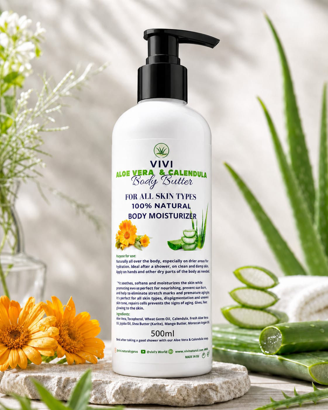 BODY GLOW BUTTER FOR SENSITIVE SKIN 300ml