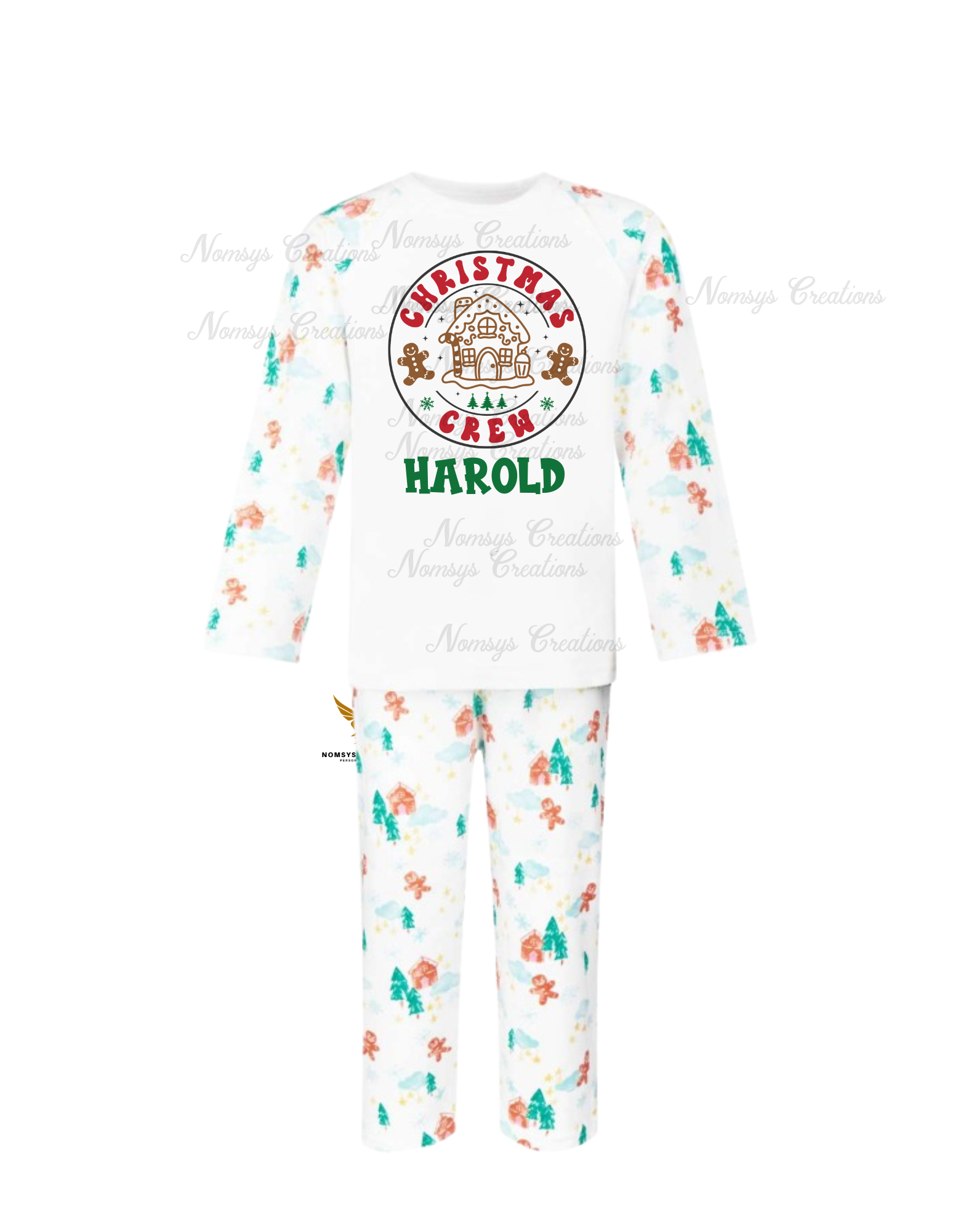 Christmas Crew Personalised Christmas Pyjamas