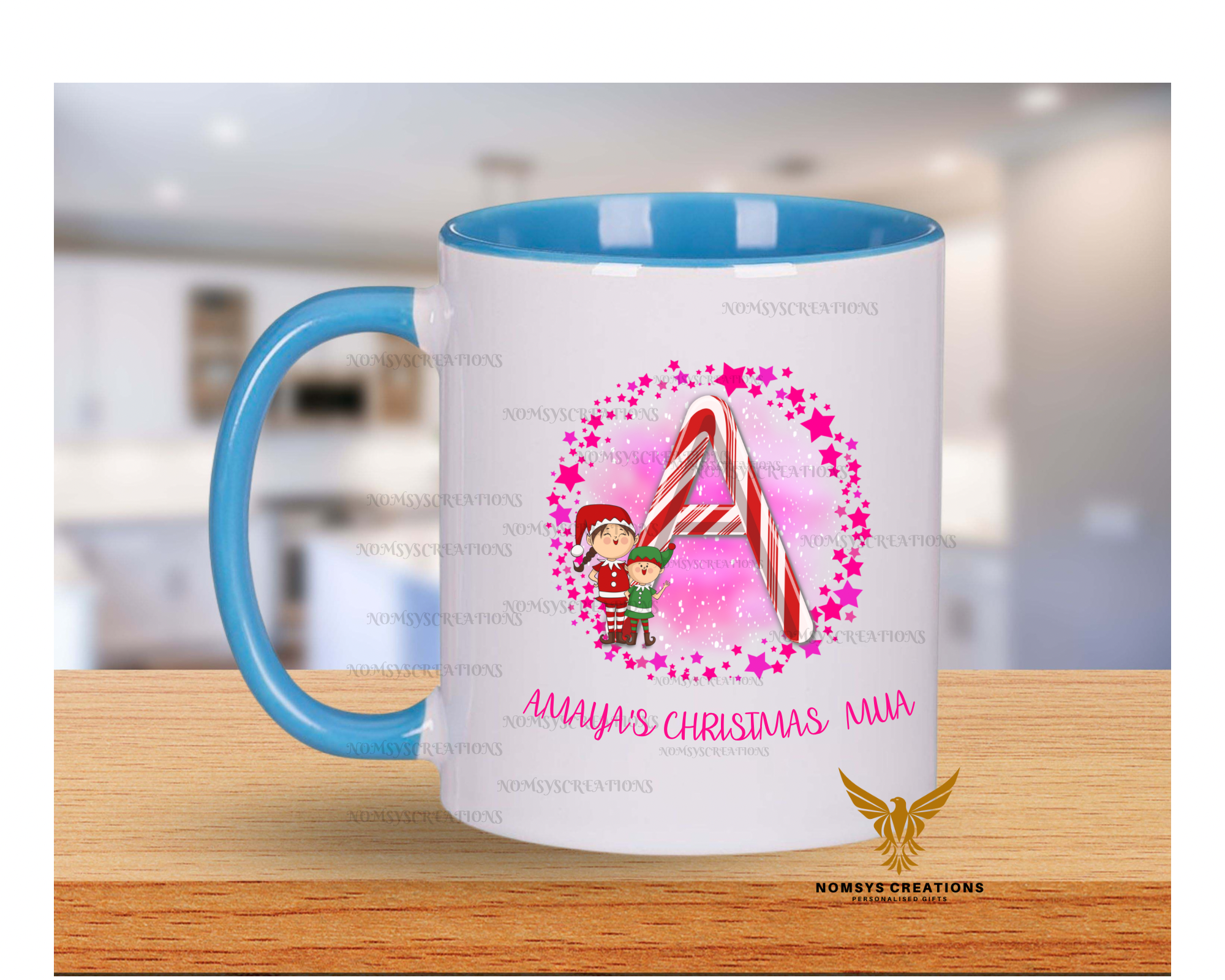 Personalised Christmas 11oz mug
