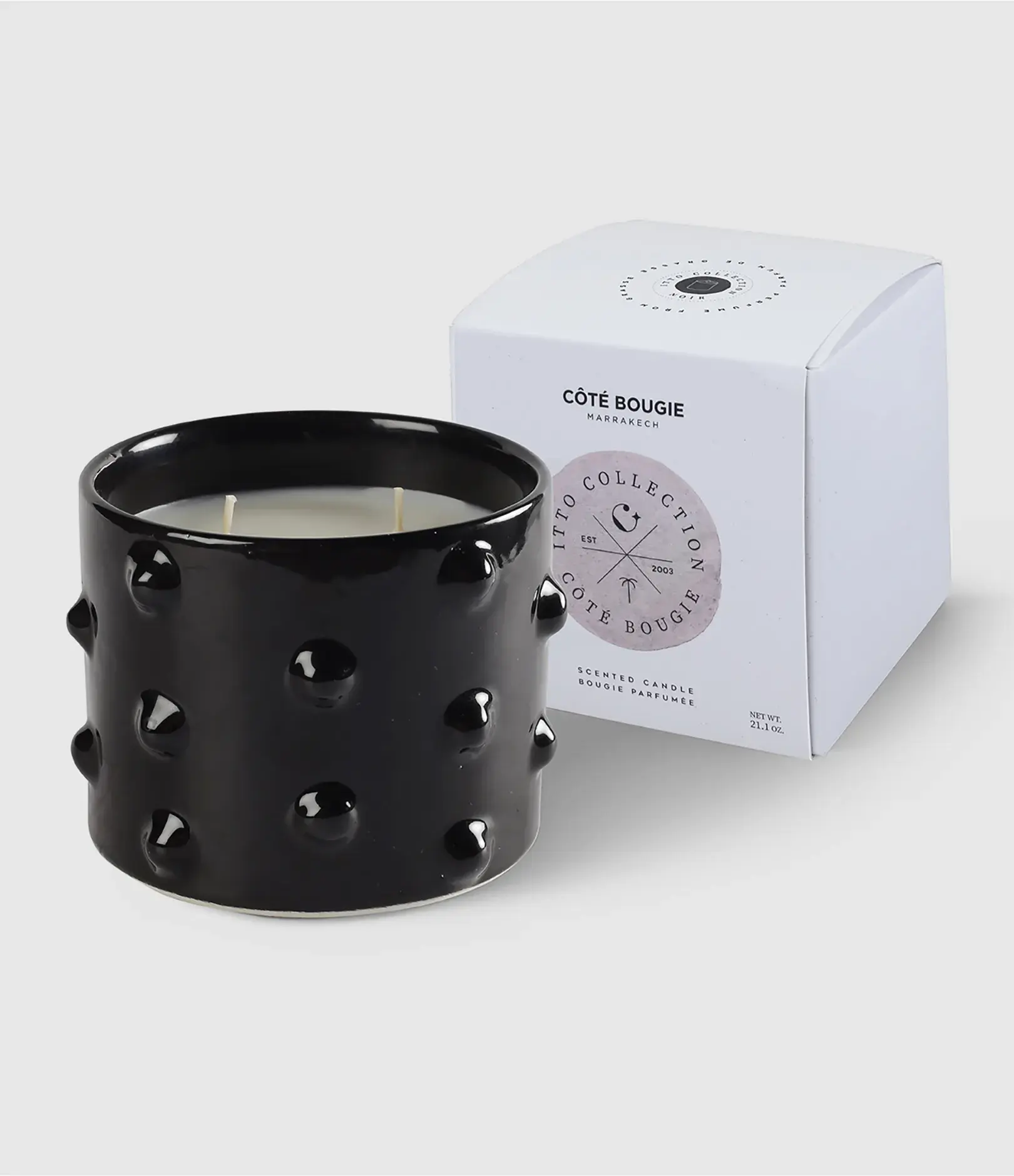 Côté Bougie M ITTO Noir Senteur Rose Oud 