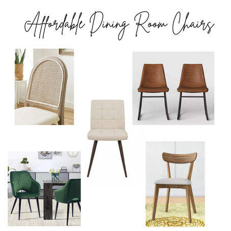 Affordable Dinning Room Chair Options