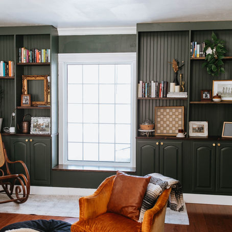 The Built-In's Are Completed! Take a Look at What we Added to our Living Room