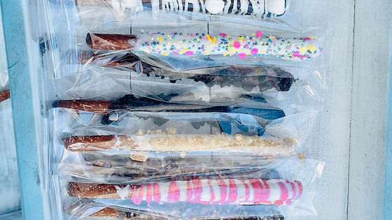 1 dz Dipped Pretzel Rods