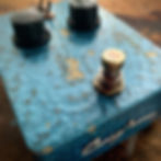 Thumbnail: MK 1.6 Black Glass Germanium Fuzz - Hammered Blue Heavy Relic