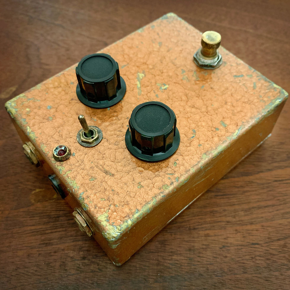 Thumbnail: Zonk/MK1 Fuzz - Pedalboard Edition - Hammered Copper Heavy Relic